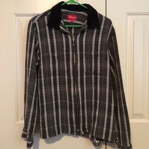 Supreme Zip Up Flannel